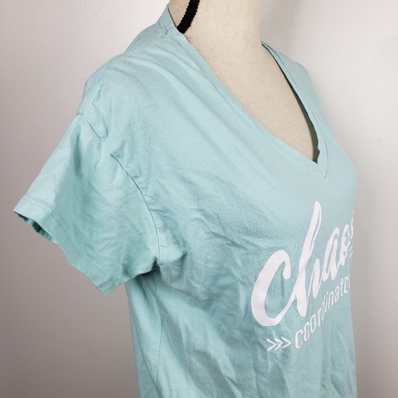 G Supply Chaos Coordinator Aqua Blue Soft Tee L - Picture 6 of 10